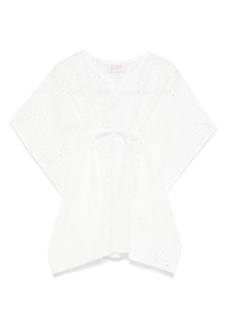 Kaftano con fiori SAINT BARTH | KAT0001 KATE04037H COTTON FLOWER EMBRO 01